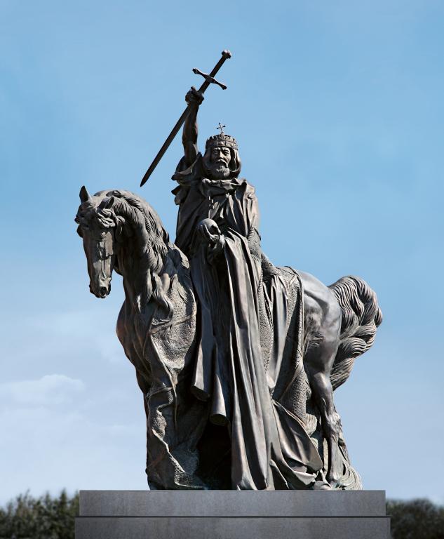 Szent István lovas szobra